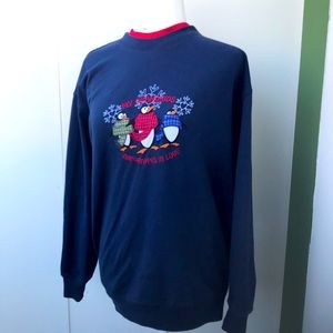 Vintage 90s Penguin Grandma Sweatshirt
